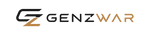 GENZWAR logo with a stylized 'G' on a white background