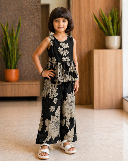 stitch by bhavya cute cotton co-ord set for girls