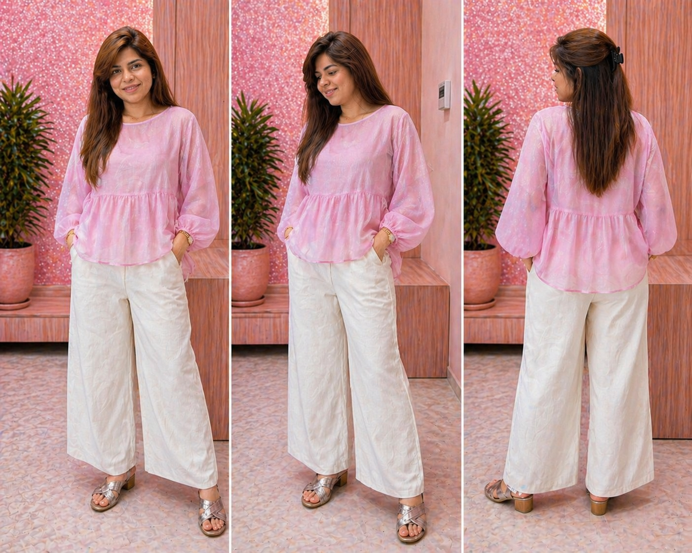 stich by bhavya pastel charm flow top for women