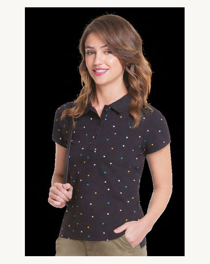Printed Polo T-Shi - UL34 - White